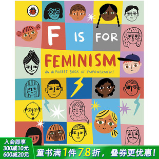 for 儿童绘本字母书 现货 善优童书 英文原版 字母书：F代表女权主义 Feminism