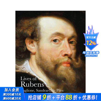 【预售】鲁本斯传 Lives of Rubens 原版英文艺术画册画集 正版进口书