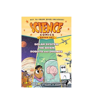 【现货多册选拍】英文儿童科普漫画Science Comics系列 元素周期表动物天文人体电学机械等科学百科知识 英语拓展故事阅读进口书