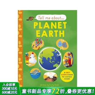 Tell 英文儿童插画科普绘本 预售 进口童书 Earth 探索地球 Planet about