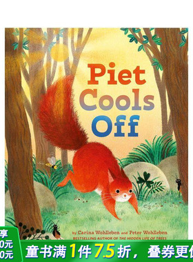【预售】皮特冷静下来 Piet Cools Off 英文儿童插画故事绘本 进口童书