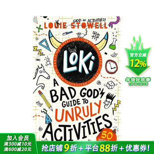 【预售】【洛基涂鸦日记】坏神的不羁活动指南 Loki: A Bad God's Guide to Unruly Activities 英文儿童趣味互动游戏 进口童书#