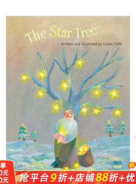【现货】星星树The Star Tree 圣诞温馨小故事英文艺术绘本 4-8岁孩子睡前安心故事 人文关怀启蒙  Gisela Colle