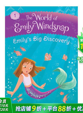 【预售】艾米丽温思普的世界：艾米丽的大发现 The World of Emily Windsnap: Emily’s Big Discovery 英文儿童故事绘本进口书