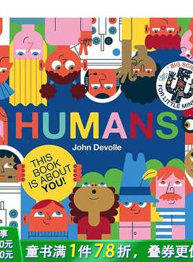 【预售】人体 【Big Science for Little Minds】Humans 英文儿童插画科普绘本 进口童书 科学启蒙