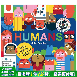 英文儿童插画科普绘本 科学启蒙 Big Little Minds for 人体 Science 进口童书 Humans 预售