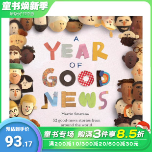 【预售】一年中的好消息 Year of Good News 英文儿童艺术启蒙进口童书