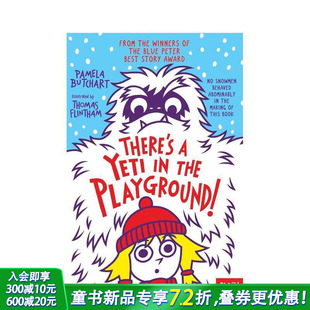伊兹和朋友们 Izzy 雪怪 Friends Yeti The 8操场上 There 英文儿童桥梁章节故事书拓展阅读 Playground and 预售
