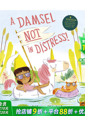 【现货】英文原版 少女不落难 A Damsel Not in Distress! 艺术插画绘本 Bethan Stevens人物传记 儿童英语进口图书 善优童书