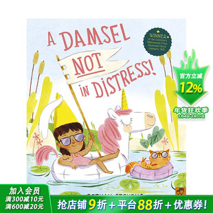 【现货】英文原版 少女不落难 A Damsel Not in Distress! 艺术插画绘本 Bethan Stevens人物传记 儿童英语进口图书 善优童书