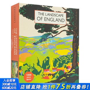 Jigsaw 节日礼物 拼图：英格兰风景拼图 Landscape Cook’s 9781849948005 Brian 高颜值进口艺术文创 England 现货