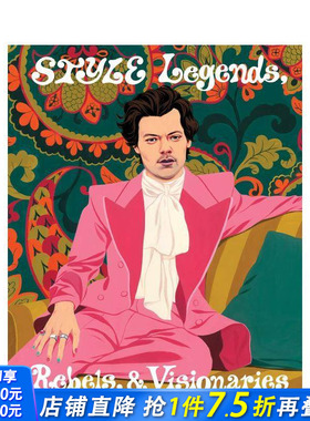 【现货】英文 时尚插画师Bijou Karman：风尚传奇人物/先锋者/远见者 Style Legends, Rebels, and Visionaries 正版进口书籍