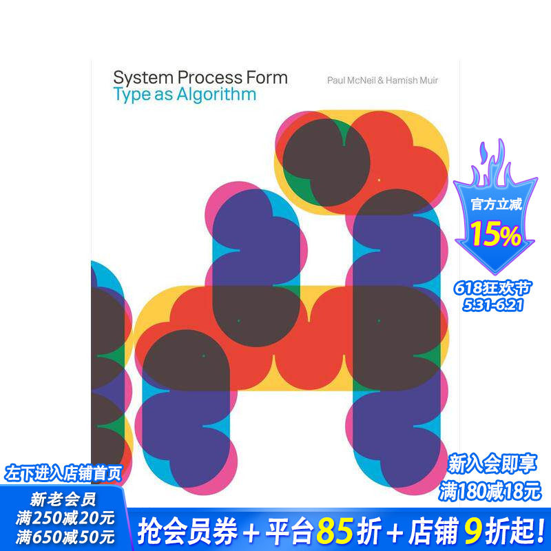 【预售】MuirMcNeil字体系统：作为算法的字体System Process Form:Type as Algorithm 英文设计 正版进口图书