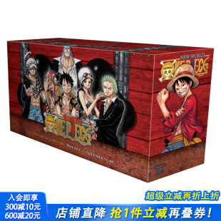 原版 海贼王盒装 One Box 英文漫画 Volumes 第4部：含卷71 Set 进口书 正版 Piece 预售
