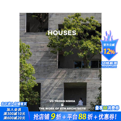 【现货】住宅:越南建筑师Vo Trong Nghia及VTN建筑事务所作品 Houses建筑设计画册 英文原版进口 Oscar Riera Ojeda