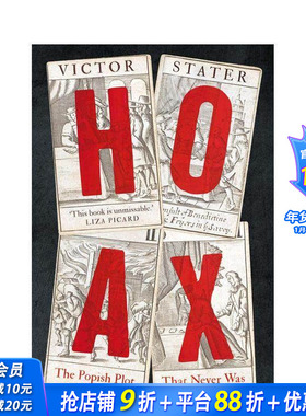【预售】骗局：从未有过的流行情节 Hoax: The Popish Plot that Never Was 原版英文人文历史 正版进口书