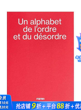 【预售】秩序与混乱的字母表（法英双语） Un alphabet de l'ordre et du désordre 艺术正版进口书