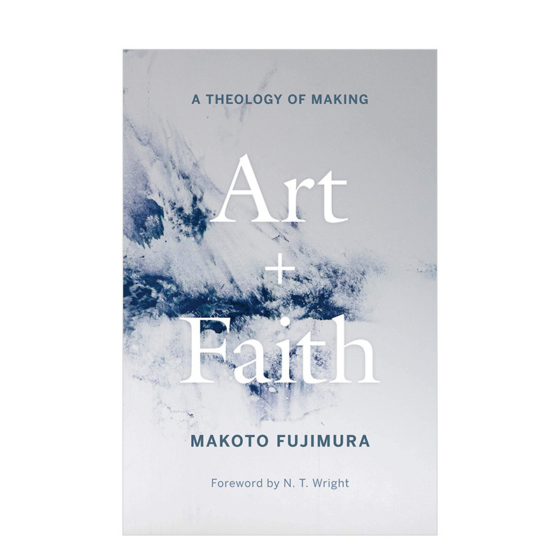 【预售】Art and Faith艺术家藤村诚Makoto Fujimura艺术作品集英文原版进口-封面