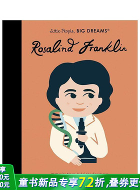 【预售】【小人物，大梦想】罗莎琳德·富兰克林Rosalind Franklin 英文原版精装 3-6岁儿童科学科技启蒙艺术绘本 名人故事 男孩篇