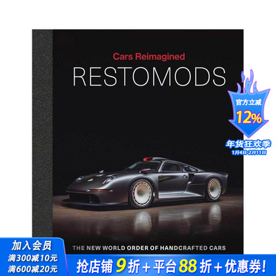 【预售】经典改装车：手工打造汽车的新世界秩序 Restomods: The New World Order of Handcrafted Cars 英文工业产品设计进口书