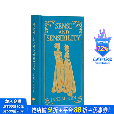 【预售】理智与情感 【Arcturus Ornate Classics】Sense and Sensibility  原版英文文学小说 正版进口书
