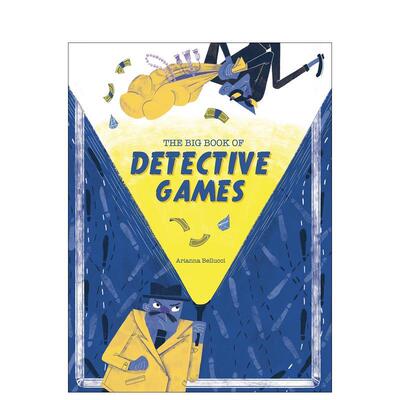 【现货】侦探游戏大全 The Big Book of Detective Games 英文儿童趣味互动绘本 进口童书