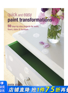 【现货】Quick and Easy Paint Transformations 快速简单的着色转换 家居涂装英文原版图书