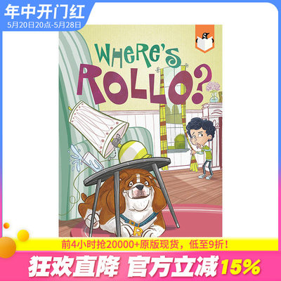 【预售】Where’S Rollo?罗洛在哪儿? 英文原版儿童故事阅读章节书【善优童书】