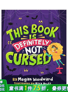 【现货】这本书没被诅咒 This Book Is Definitely Not Cursed 英文儿童插画故事绘本 进口童书