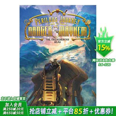 【现货】Perilous Journey of Danger and Mayhem 2: The Treacherous Seas, A，危险和混乱的危险旅程2:Healy 儿童分阶阅