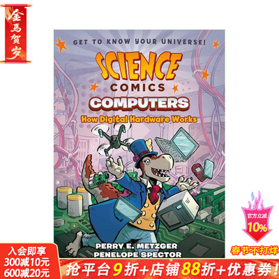 【现货】计算机：数字硬件的工作原理（平装） 【Science Comics】Computers 英文儿童漫画故事 英语拓展阅读进口书