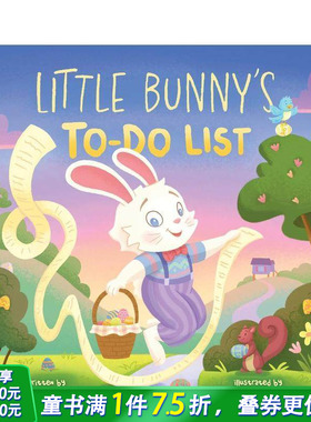 【预售】魔法清单：兔宝宝的代办清单 【Magical List】Little Bunny's To-Do List 英文儿童插画故事绘本 进口童书复活节绘本