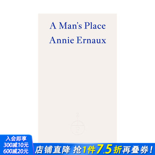 预售 一个男人 Man’s 正版 2022年诺贝尔文学奖Annie 小说文学 英文原版 进口图书画册 Ernaux Place 位置