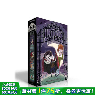 10岁 英语拓展进口书 盒装 Bite Sized Vampire 小小吸血鬼咬咬乐系列 Little 英文小说故事 Collection 现货