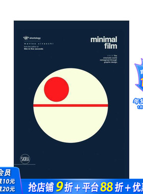 【预售】极简电影:电影世界的再诠释 Minimal Film: The Universe of Cinema Reinterpreted Graphicall 英文平面设计 正版进口书