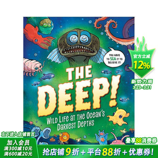 Deep 预售 The 海洋深处 Darkest Ocean ?Wild Depths 野生生物 the 深海 英文儿童插画科普故事绘本进口书 Life