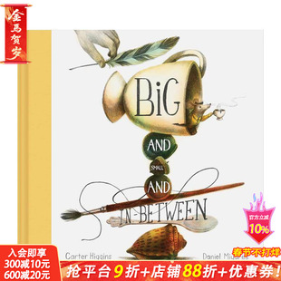 【现货】英文原版 大/小/介于两者之间 Big and Small and In-Between 认识世界 大小概念认知启蒙 英语儿童绘本 正版进口童书