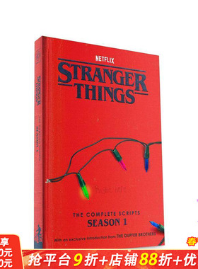 【预售】怪奇物语：苐一季完整剧本 Stranger Things: The Complete Scripts， Season 1 原版英文生活 正版进口书