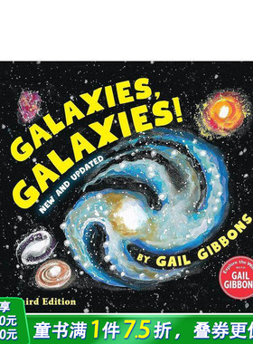 【预售】银河系！（第三版） Galaxies  Galaxies! (Third Edition) 10岁+英文儿童趣味科普插画绘本 英语拓展阅读进口书