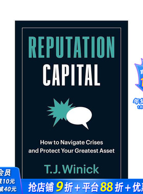 【预售】声誉资本 Reputation Capital 英文商业行销 正版进口书