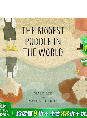 【现货】The Biggest Puddle 较大的水坑 英文儿童艺术绘本 3-6岁【善优童书】