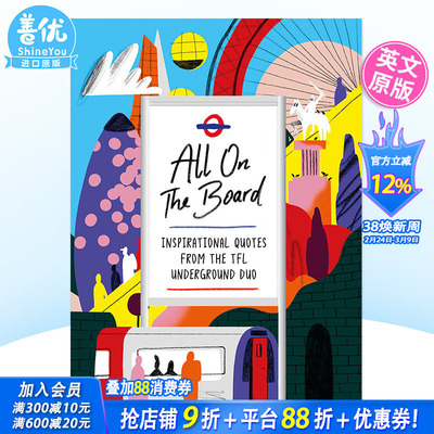 【现货】伦敦地铁网红留言板 英文原版 All On The Board The Official Sunday Times Bestseller All on the Board 【善优图书】