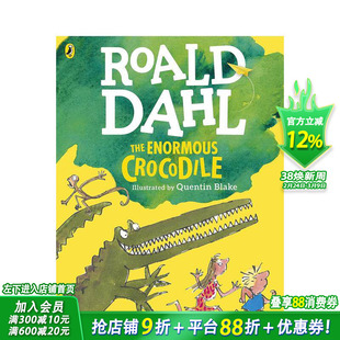 【预售】型鳄鱼(彩色版) The Enormous Crocodile (Colour Edition) 英文儿童插画故事绘本 进口童书