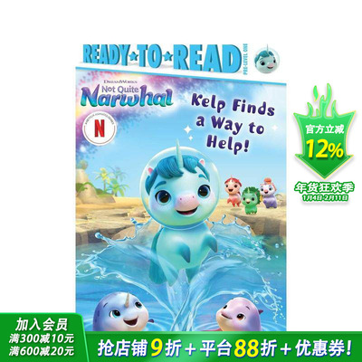 【预售】找到了救命稻草！ Kelp Finds a Way to Help! 英文儿童插画故事绘本 进口童书