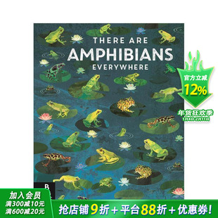【现货】随处可见的两栖动物 【Britta Teckentrup Everywhere】There Are Amphibians Everywhere 英文儿童插画故事绘本进口童书