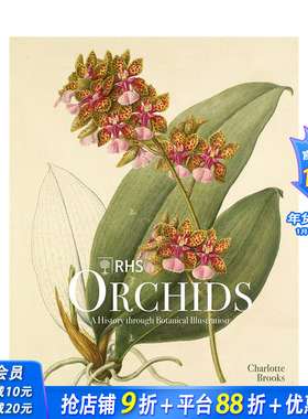 【现货】英文原版 皇家园艺协会：兰花 插画图鉴 RHS Orchids 英文插画/原画/设定集 正版进口书画册 善优图书