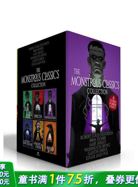 【预售】经典怪物故事盒装集 Monstrous Classics Collection (Boxed Set) 英文小说故事 英语拓展阅读进口书