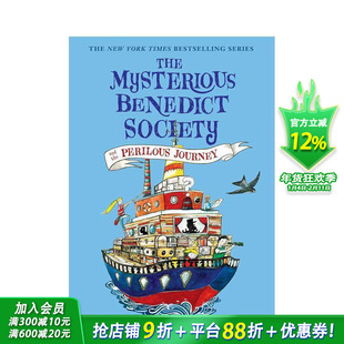 【预售】神秘的本笃会 险途之旅 The Mysterious Benedict Society and the Perilous Journey 英文小说故事 英语拓展阅读进口书