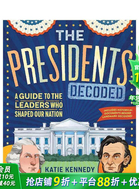 【预售】总统解码 The Presidents Decoded 英文儿童插画故事绘本 进口童书