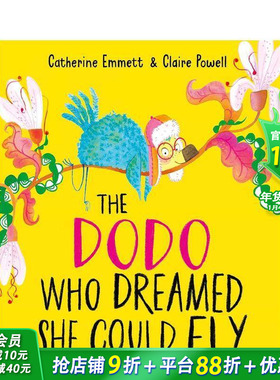 【预售】梦想自己能飞的渡渡鸟 Dodo Who Dreamed She Could Fha 英文儿童插画故事绘本 进口童书